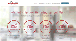 Desktop Screenshot of agenturmarypoppins.de